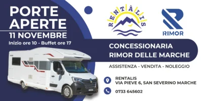 Rentalis porte aperte volantino